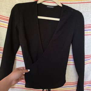 American Apparel Surplice Top